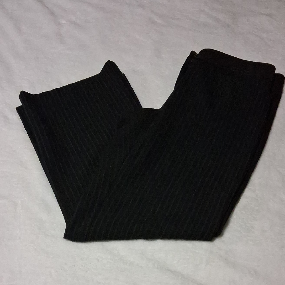 Kim Rogers Black Pinstripe Trousers